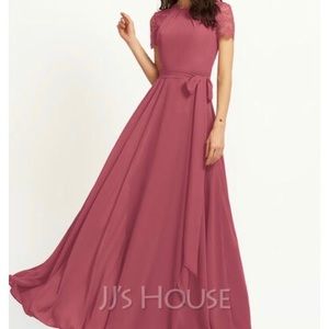 JJ’s House “cinnamon rose” bridesmaids dress